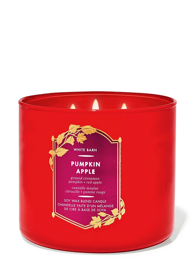 Pumpkin Apple 3-Wick Candle