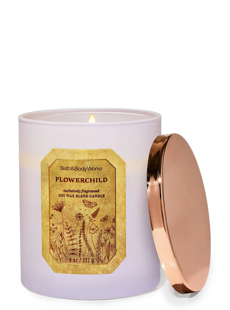 Flowerchild Single Wick Candle