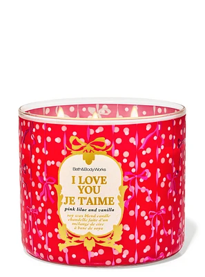 Chandelle à 3 mèches Pink Lilac & Vanilla