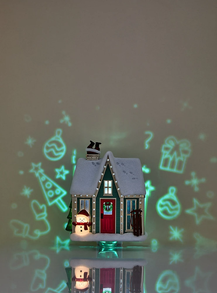 Christmas House Nightlight Projector Wallflowers Fragrance Plug