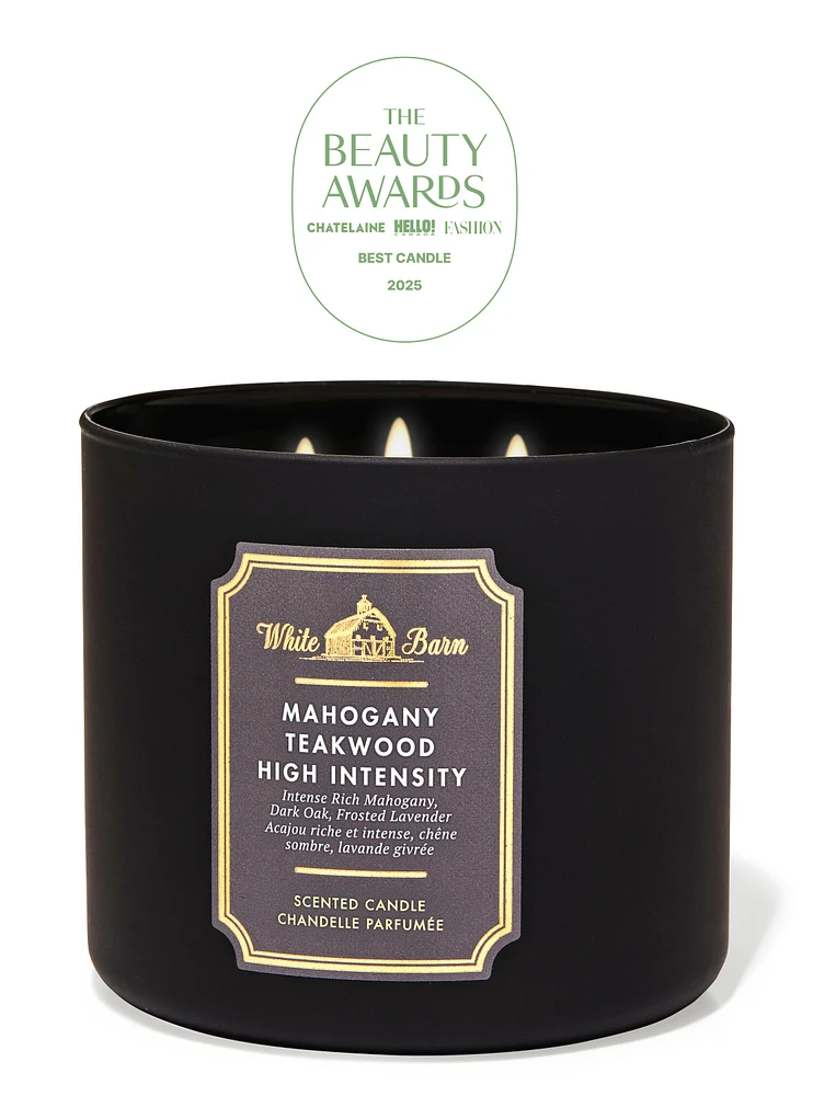 Mahogany Teakwood Intense 3-Wick Candle