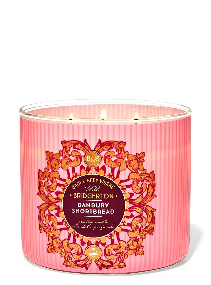 Danbury Shortbread 3-Wick Candle