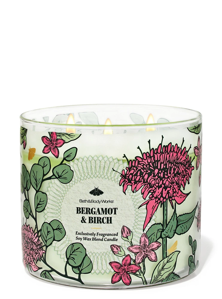 Bergamot & Birch 3-Wick Candle