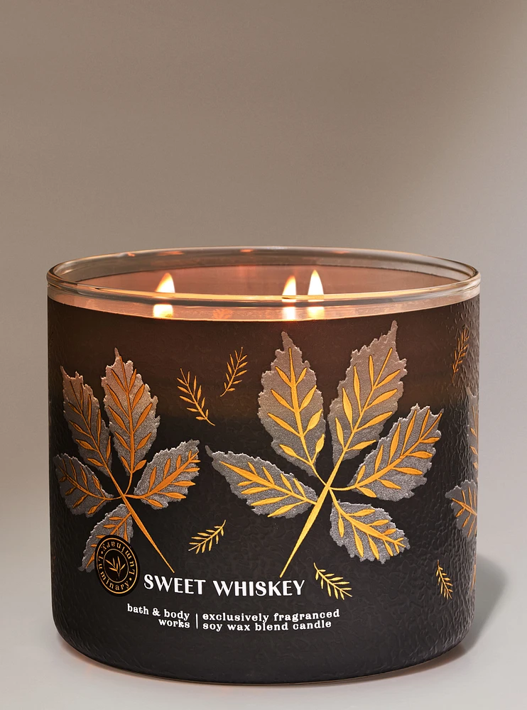 Sweet Whiskey 3-Wick Candle