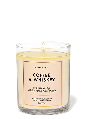 Coffee & Whiskey Single Wick Candle