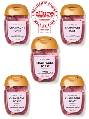 Champagne Toast PocketBac Hand Sanitizers, 5-Pack