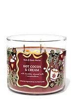 Hot Cocoa & Cream 3-Wick Candle