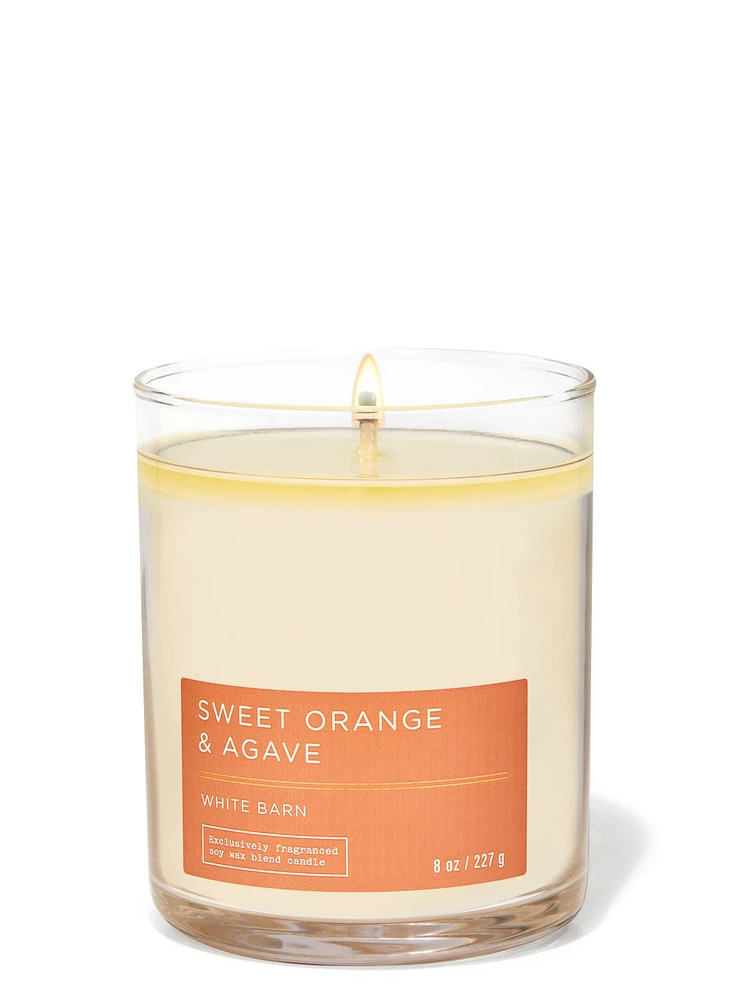 Sweet Orange & Agave Single Wick Candle