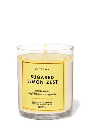 Sugared Lemon Zest Single Wick Candle