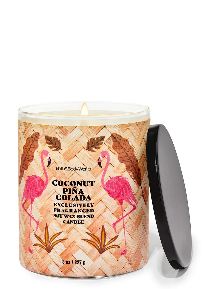 Coconut Pina Colada Single Wick Candle