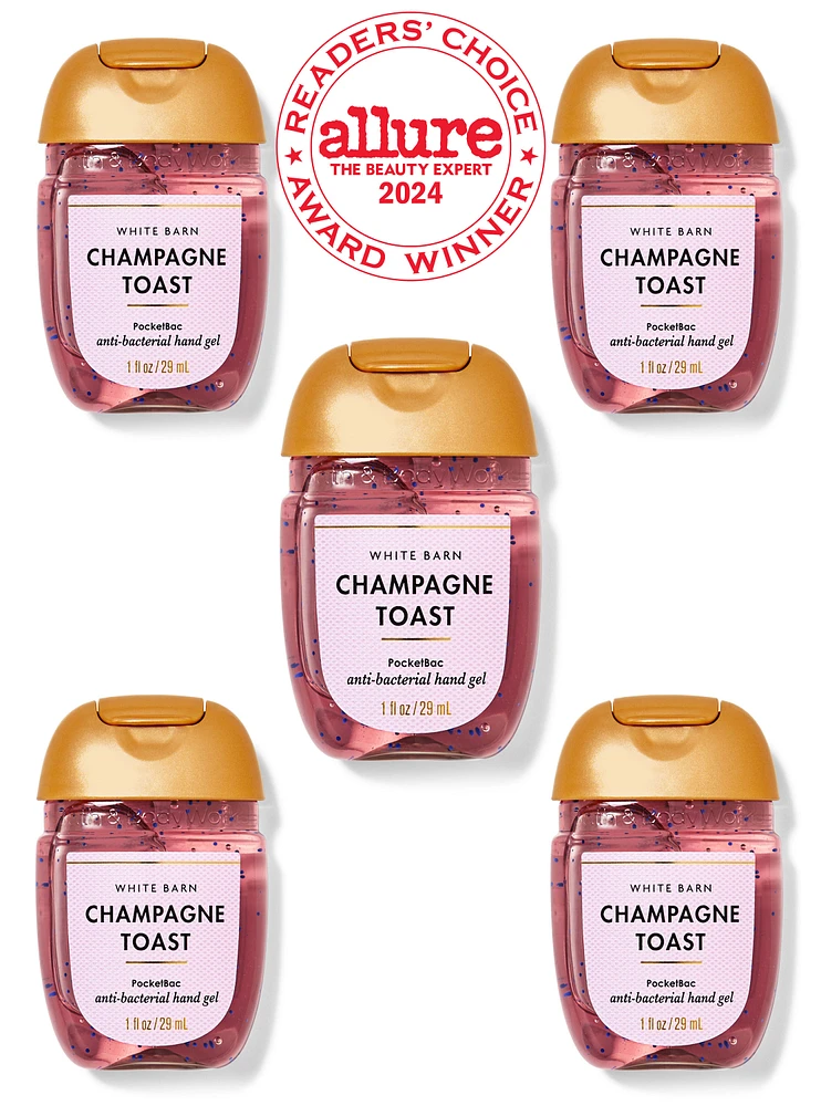 Champagne Toast PocketBac Hand Sanitizer 5-Pack