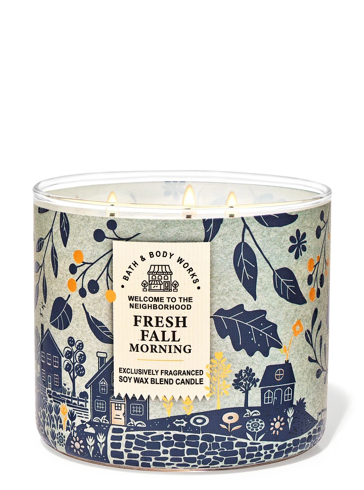 Fresh Fall Morning 3-Wick Candle