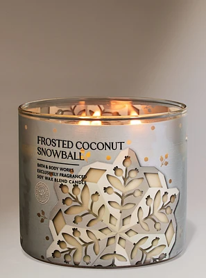 Frosted Coconut Snowball 3-Wick Candle