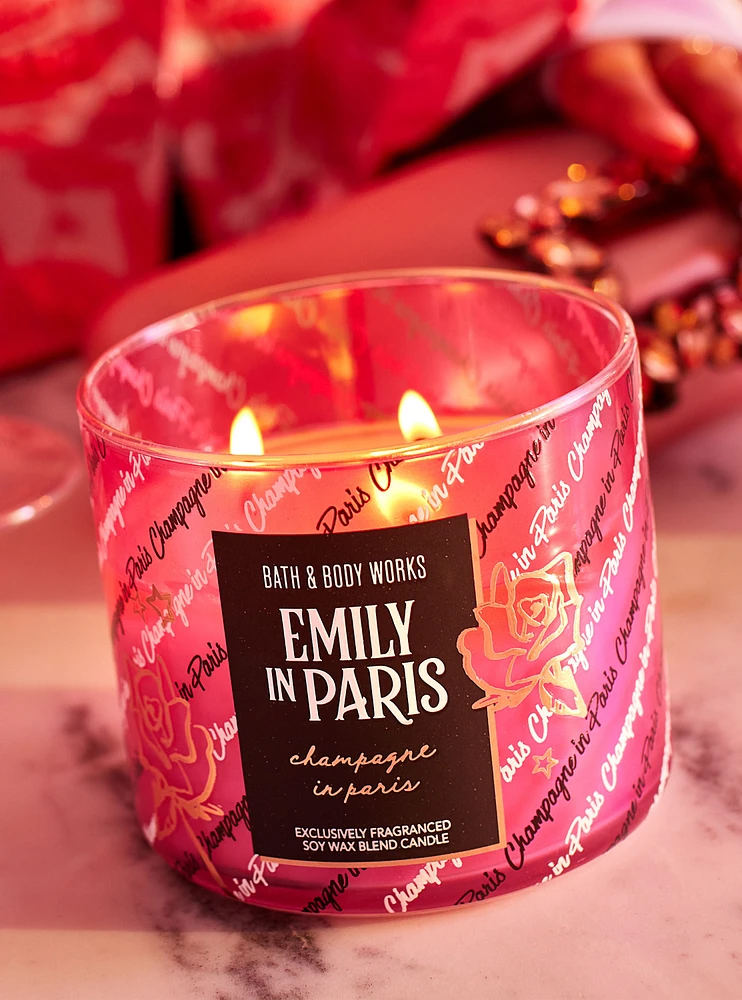 Champagne In Paris 3-Wick Candle