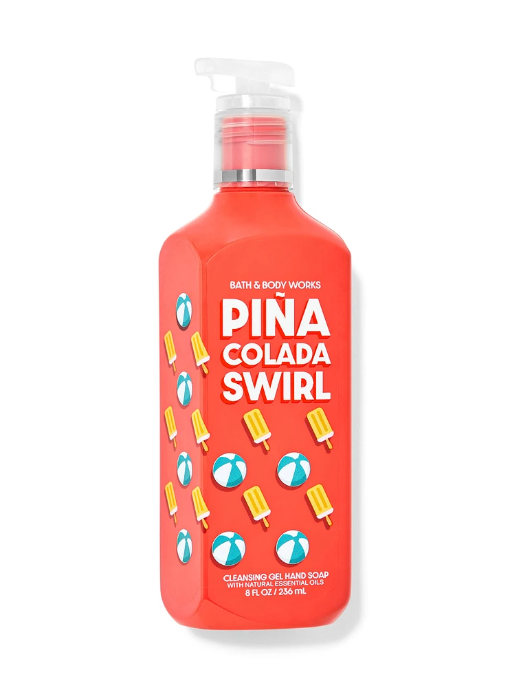 Piña Colada Swirl Cleansing Gel Hand Soap
