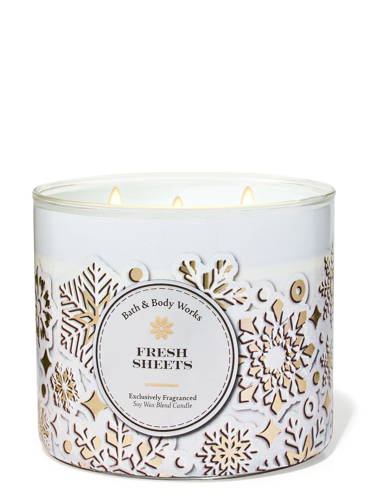 Fresh Sheets 3-Wick Candle