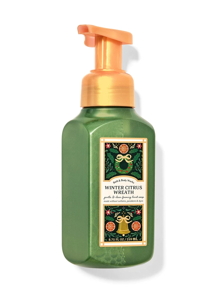 Winter Citrus Wreath Gentle & Clean Foaming Hand Soap