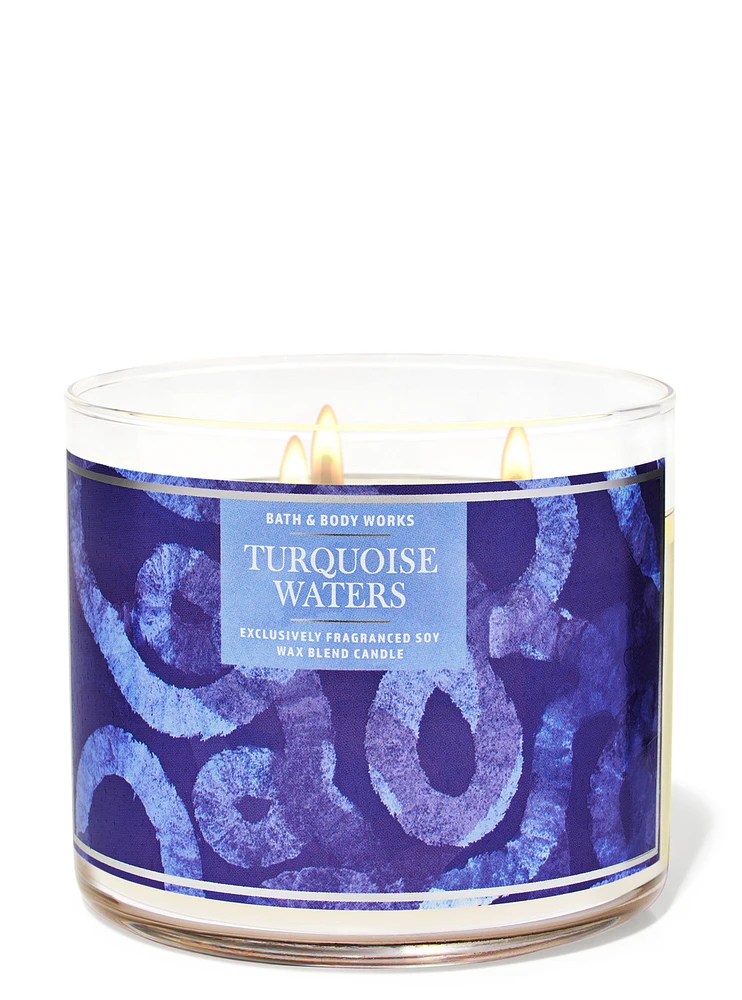 Turquoise Waters 3-Wick Candle