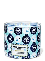 Fresh Sparkling Snow 3-Wick Candle