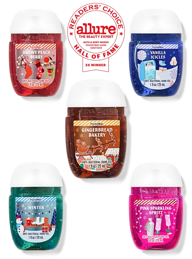 Merry Mingle PocketBac Hand Sanitizers, 5-Pack