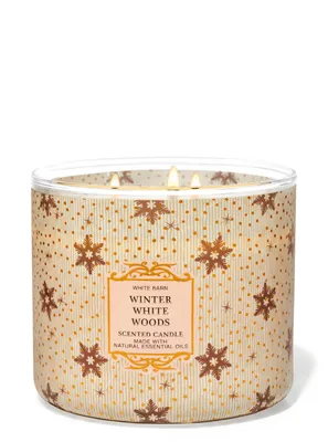 Winter White Woods 3-Wick Candle