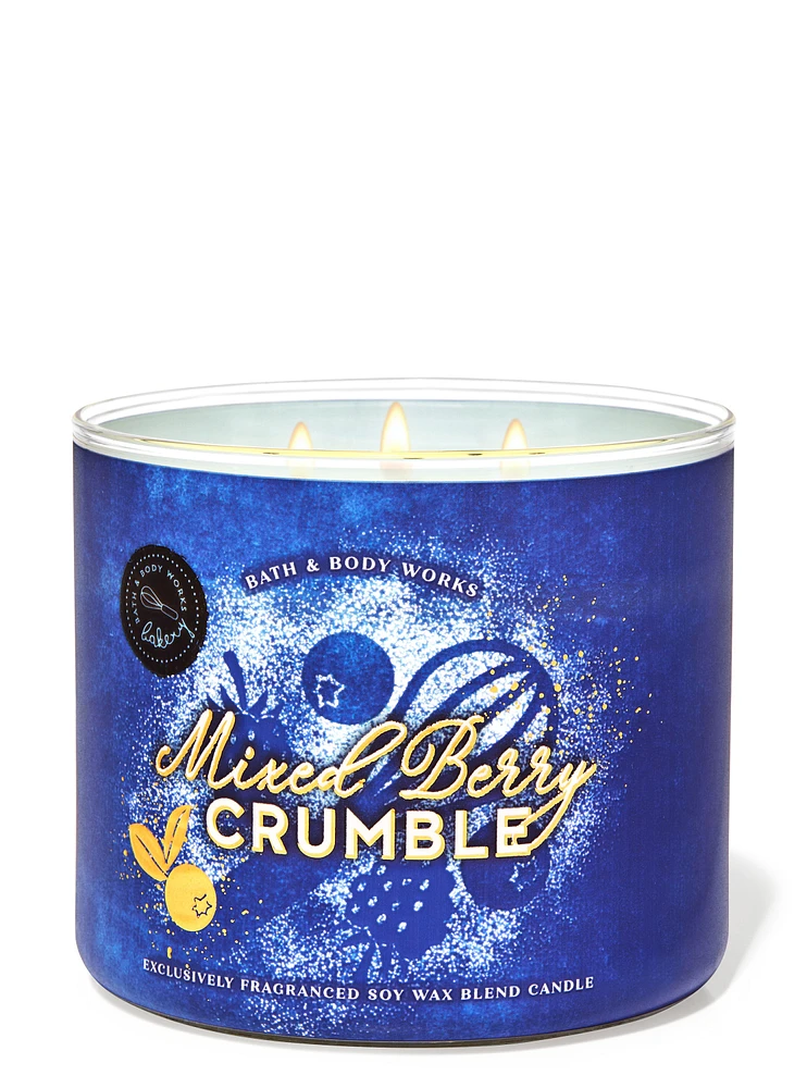 Mixed Berry Crumble 3-Wick Candle