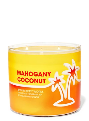 Mahogany Coconut 3-Wick Candle