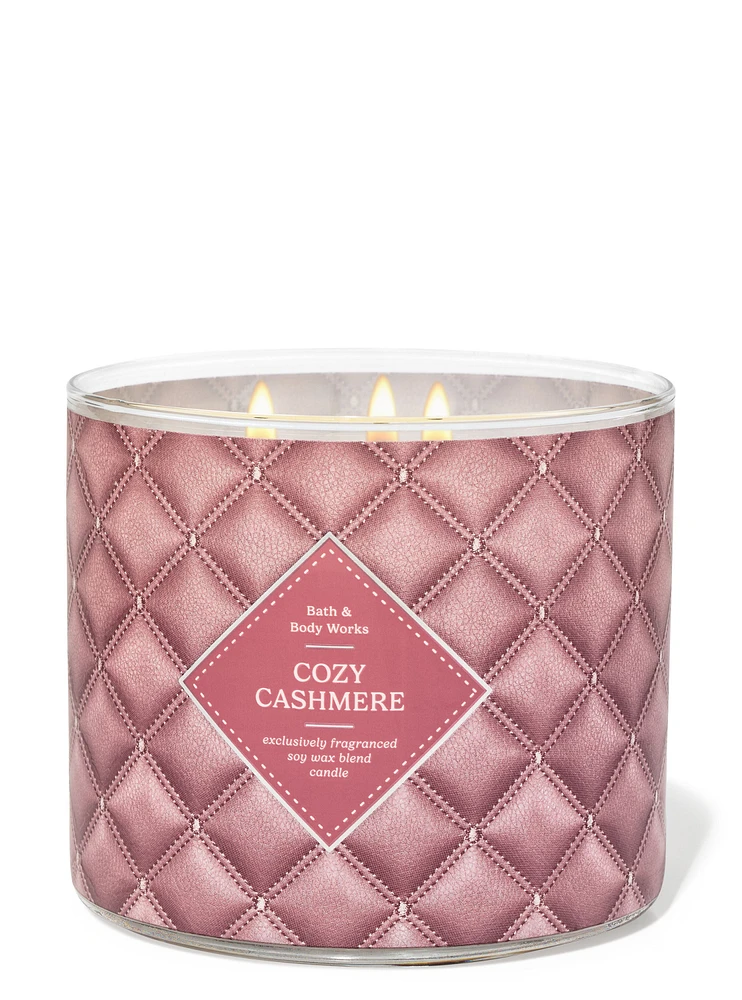 Cozy Cashmere 3-Wick Candle