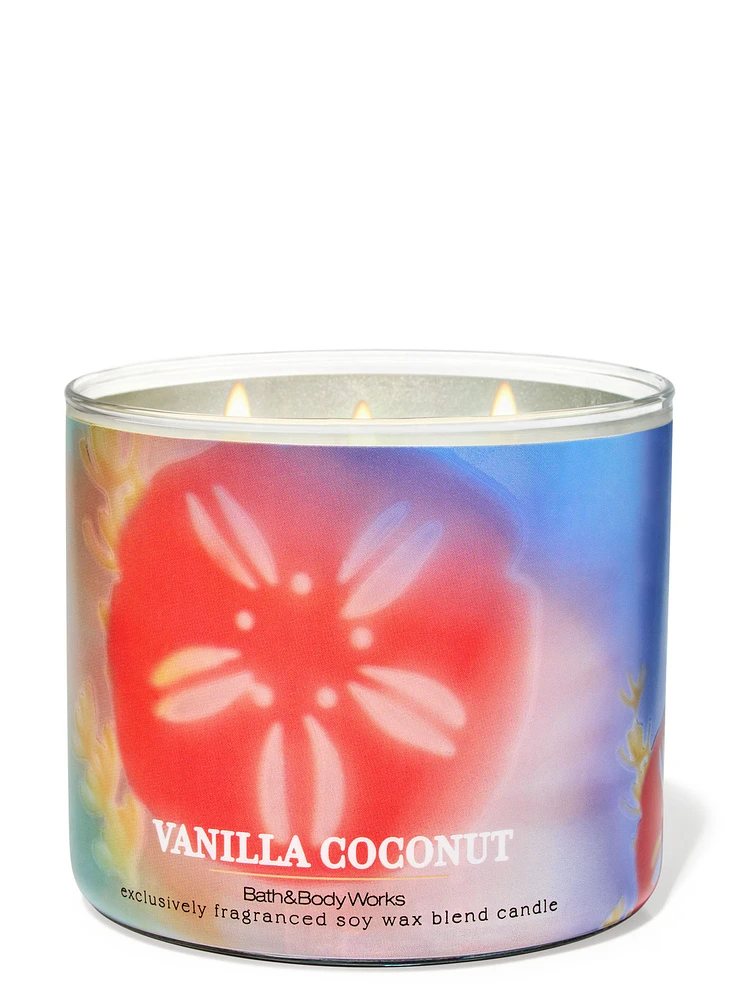 Vanilla Coconut 3-Wick Candle