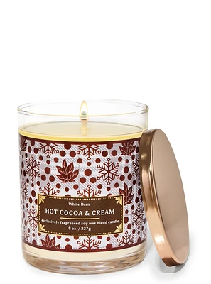 Hot Cocoa & Cream Single Wick Candle