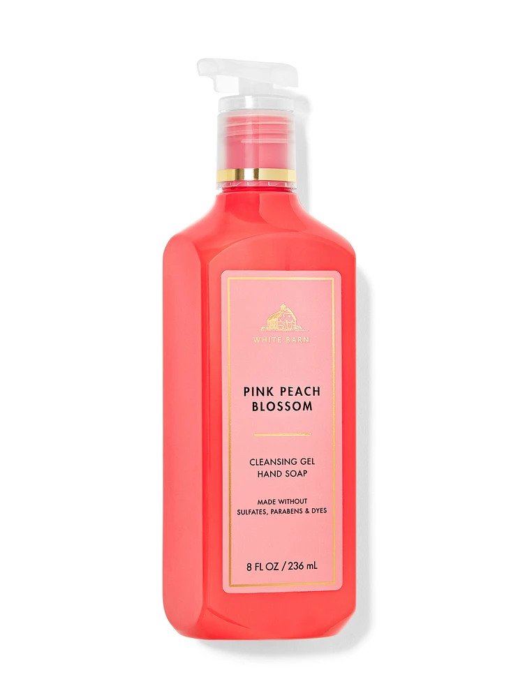 Pink Peach Blossom Cleansing Gel Hand Soap