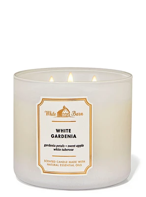 White Gardenia 3-Wick Candle