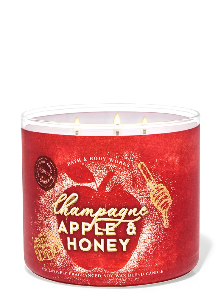 Champagne Apple & Honey 3-Wick Candle