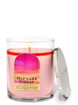 Self Care Sunday Single Wick Candle