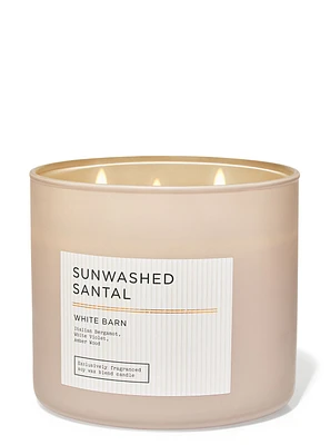 Sunwashed Santal 3-Wick Candle