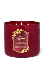 Cranberry Woods 3-Wick Candle