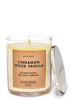 Cinnamon Spiced Vanilla Single Wick Candle