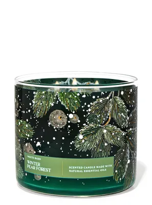 Winter Pear Forest 3-Wick Candle