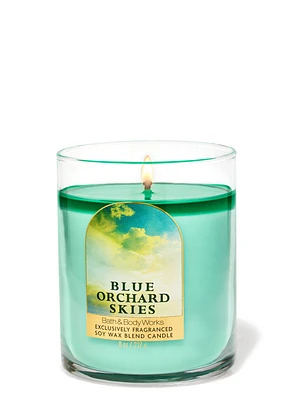 Blue Orchard Skies Single Wick Candle