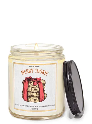 Merry Cookie Mason Single Wick Candle