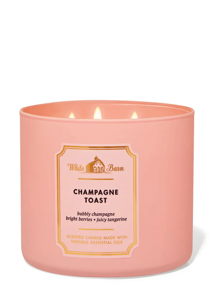 Bath & Body Works Single Wick Candle Champagne Toast, Scented Candles