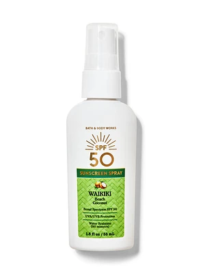 Waikiki Beach Coconut Travel Size SPF 50 Spray