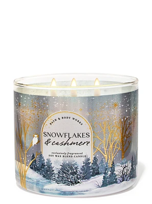 Snowflakes & Cashmere 3-Wick Candle