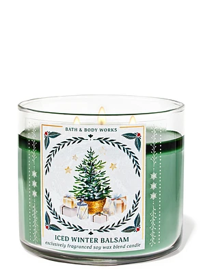 Iced Winter Balsam 3-Wick Candle