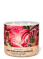 Pink Pineapple Sunrise 3-Wick Candle