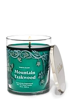 Mountain Teakwood Single Wick Candle