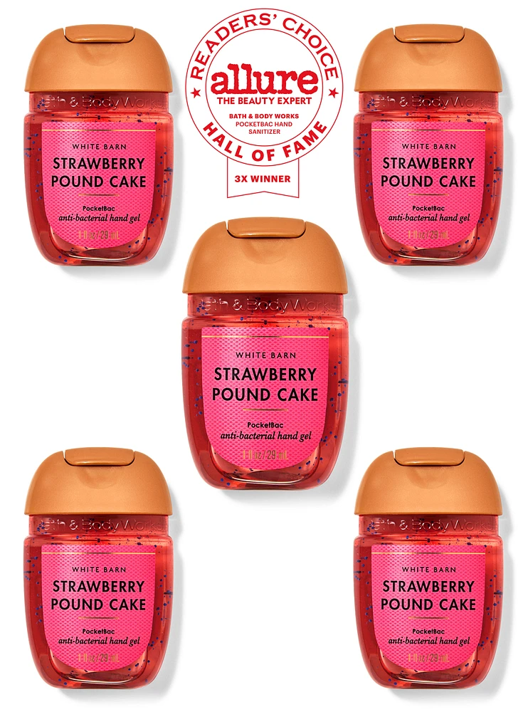 Strawberry Pound Cake PocketBac Hand Sanitizer 5-Pack