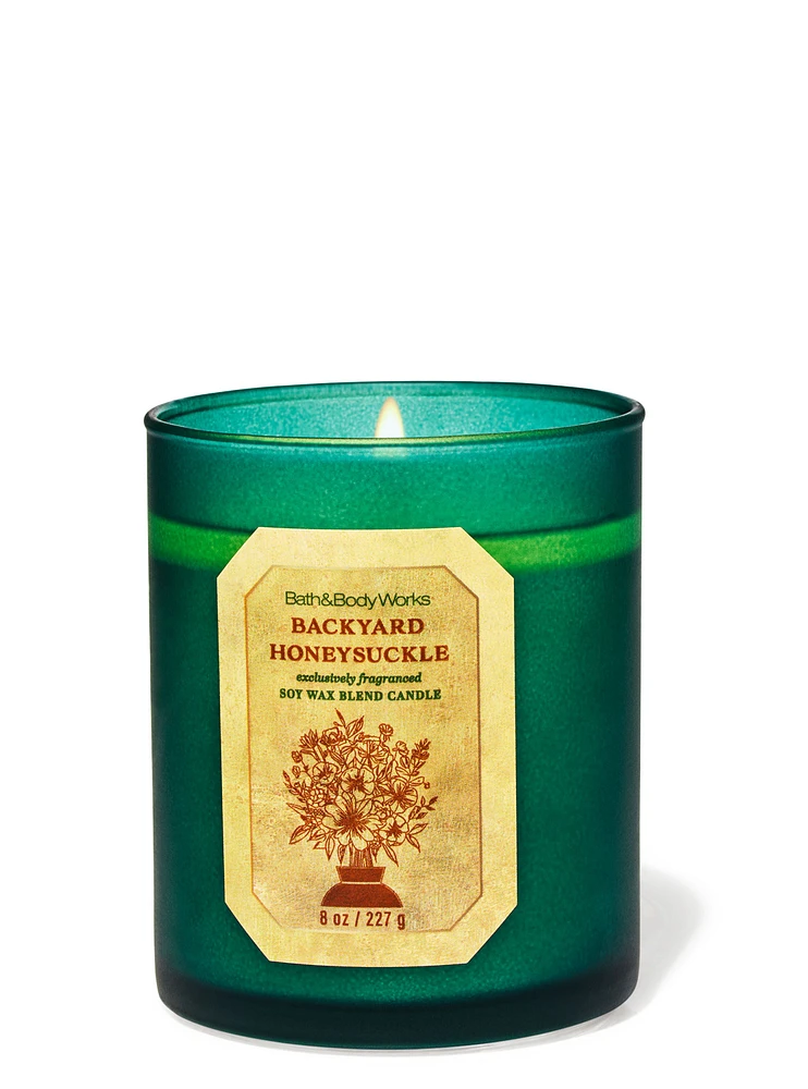Backyard Honeysuckle Single Wick Candle