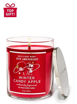 Winter Candy Apple Single Wick Candle