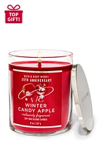 Winter Candy Apple Single Wick Candle